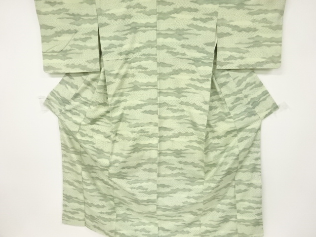 JAPANESE KIMONO / ANTIQUE KIMONO / SILK / TOKAMACHI TSUMUGI / WOVEN MIST